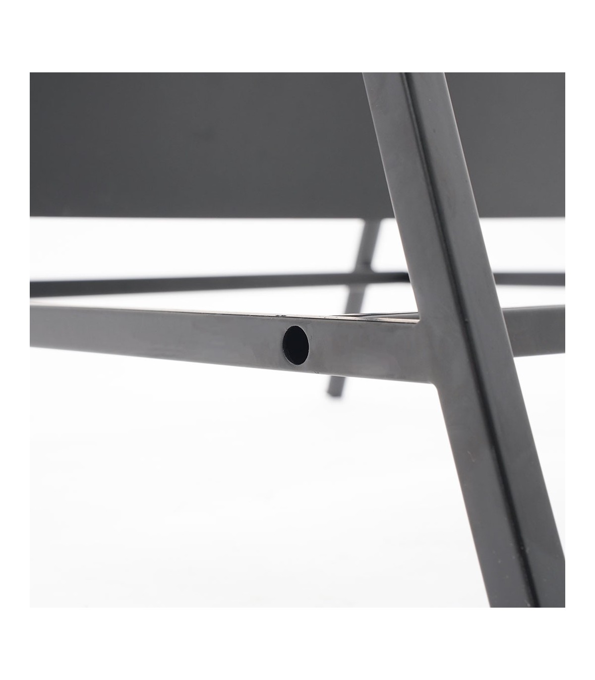 CAVALLETTO PUBBLICITARIO BIFACCIALE IN METALLO CON LAVAGNA SCRIVIBILE A GESSO A PENZOLONI STACCABILE