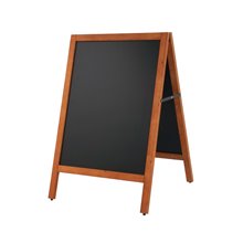 ESPOSITORE CAVALLETTO LAVAGNA IN LEGNO PER GESSI GESSETTI MENU' BAR RISTORANTE