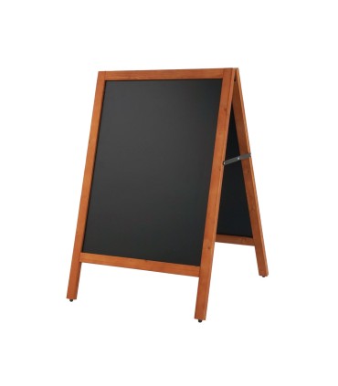 ESPOSITORE CAVALLETTO LAVAGNA IN LEGNO PER GESSI GESSETTI MENU' BAR RISTORANTE