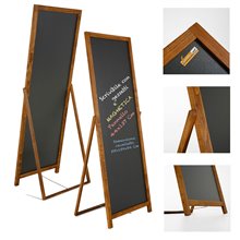 ESPOSITORE CAVALLETTO LAVAGNA IN LEGNO PER GESSI GESSETTI MENU' BAR RISTORANTE
