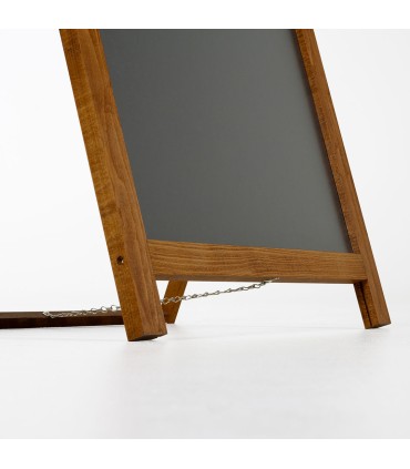 ESPOSITORE CAVALLETTO LAVAGNA IN LEGNO PER GESSI GESSETTI MENU' BAR RISTORANTE