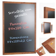 ESPOSITORE LAVAGNA IN LEGNO PER GESSI GESSETTI MENU' BAR RISTORANTE VARIE MISURE