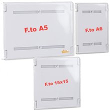 TARGA ESPOSITORE PUBBLICITARIO DA PARETE PORTA PANNELLI INDICAZIONI VARIE MISURE