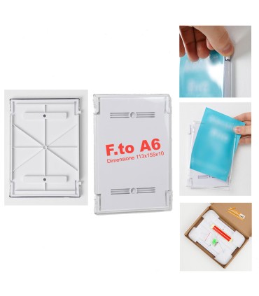 TARGA ESPOSITORE PUBBLICITARIO DA PARETE PORTA PANNELLI INDICAZIONI VARIE MISURE