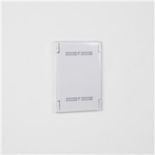 TARGHE SEGNALETICHE TRASPARENTI DA PARETE FORMATI A5, A6, 15X15 CM PER INTERNI VARIE MISURE