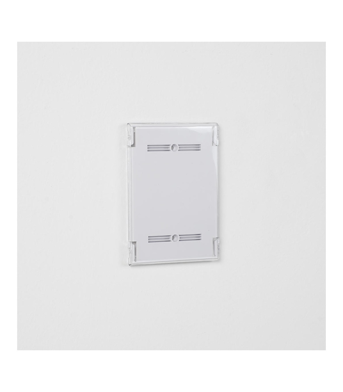 TARGHE SEGNALETICHE TRASPARENTI DA PARETE FORMATI A5, A6, 15X15 CM PER INTERNI VARIE MISURE