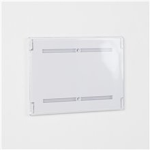 TARGHE SEGNALETICHE TRASPARENTI DA PARETE FORMATI A5, A6, 15X15 CM PER INTERNI VARIE MISURE