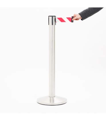 COLONNA COLONNINA A NASTRO TEATRO RECEPTION HOTEL SEGNA PERCORSO DELIMITA AREA