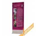TOTEM ESPOSITORE BIFACCIALE PUBBLICITA INFORMAZIONE COMUNICAZIONE GRAFICA 100200