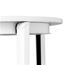 VETRINA ESPOSITORE BANCHETTO CILINDRICO DESK PORTATILE PIEGHEVOLE MONTAGGIO RAPIDO GRAFICA PERSONALIZZABILE CON TROLLEY