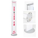 TOTEM ESPOSITORE 30X180 CM MONOFACCIALE O BIFACCIALE IN ALLUMINIO INTERCAMBIABILE STAMPA COMPRESA