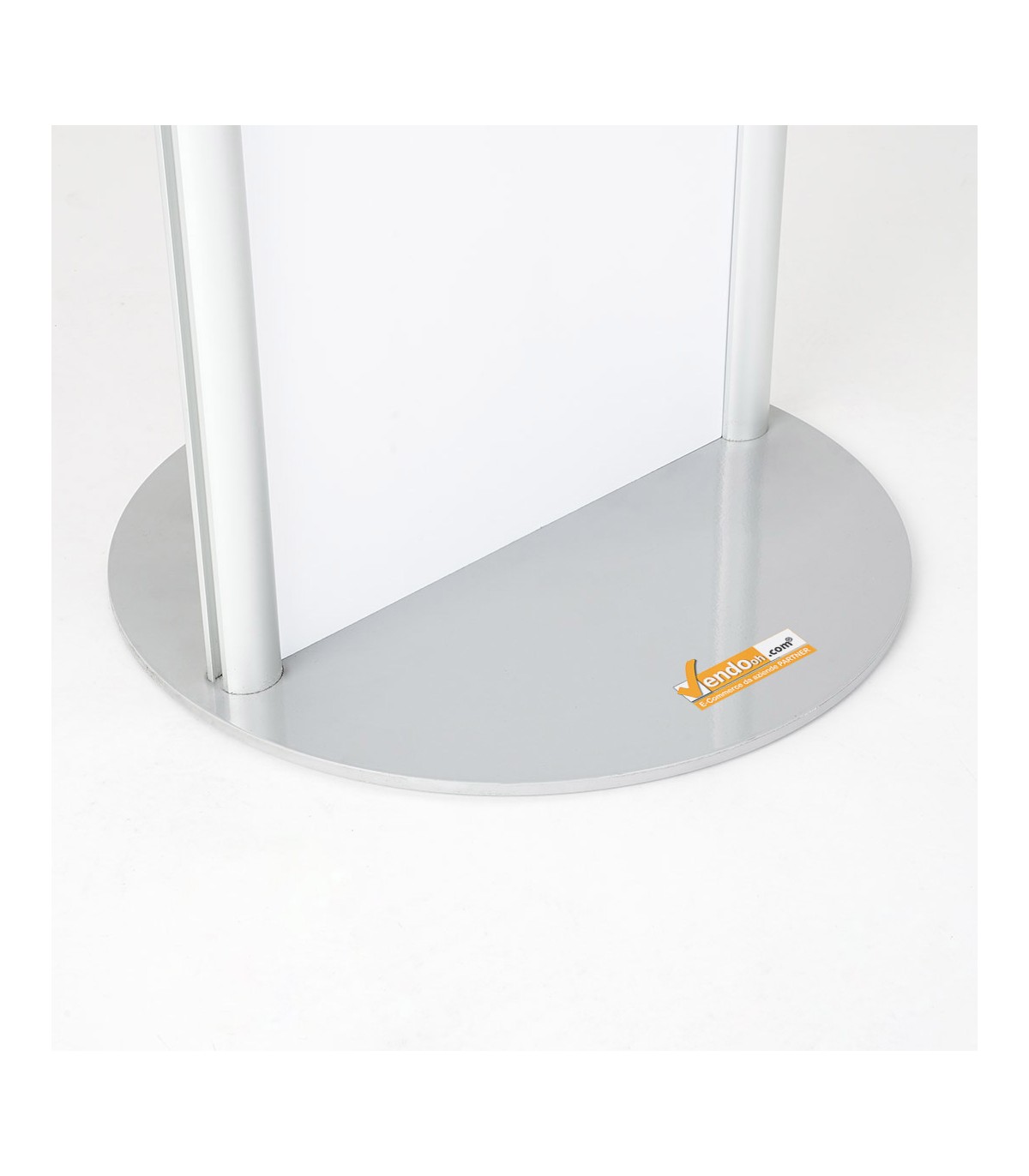 TOTEM ESPOSITORE 30X150 CM MONOFACCIALE O BIFACCIALE IN ALLUMINIO E PANNELLO FOREX INTERCAMBIABILE