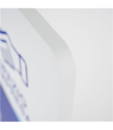 TOTEM ESPOSITORE BIFACCIALE IN PANNELO SANDWICH 60X180 CM LEGGERO E PERSONALIZZABILE CON O SENZA STAMPA