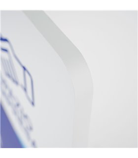 TOTEM ESPOSITORE BIFACCIALE IN PANNELO SANDWICH 100X200 CM LEGGERO E PERSONALIZZABILE CON O SENZA STAMPA