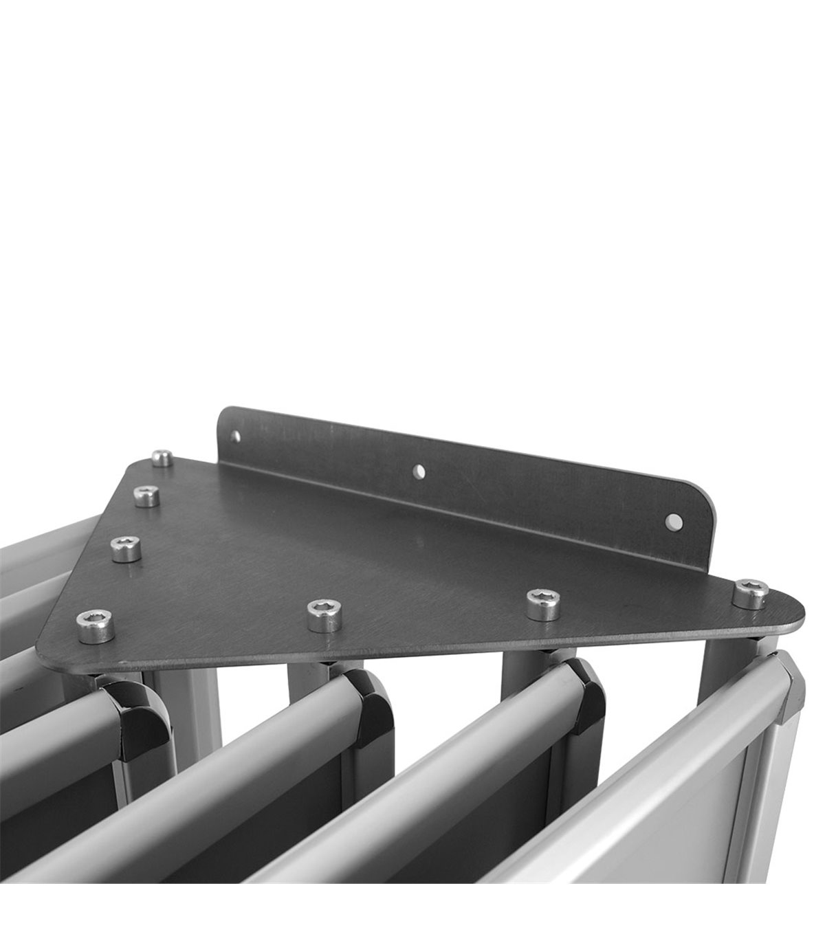 Espositore a Libro da Parete Bifacciale B2 50x70 con 12 Cornici a Scatto Silver albo pretorio da muro