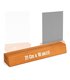 10 pz Base da Banco tavolo porta avvisi porta menù porta depliant in Legno Cm 21