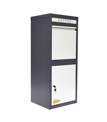 CASSETTA POSTALE TUTTA CHIUSA PER LETTERE E PACCHI CON DOPPIA APERTURA DI SICUREZZA ANTI INTRUSIONE