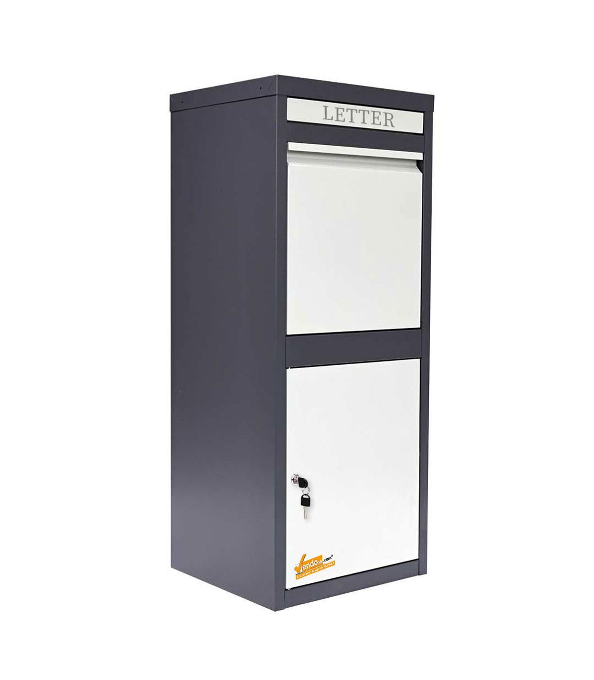 CASSETTA POSTALE TUTTA CHIUSA PER LETTERE E PACCHI CON DOPPIA APERTURA DI SICUREZZA ANTI INTRUSIONE