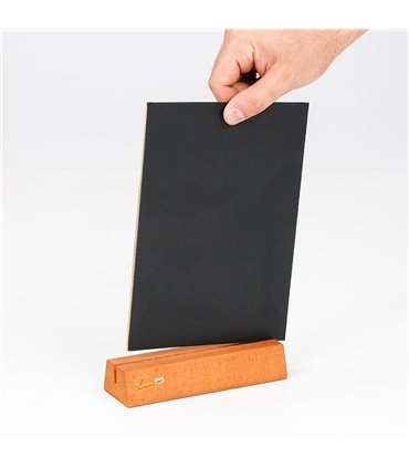 5 LAVAGNE DA BANCO TAVOLO FORMATO A5 BIFACCIALE SCRIVIBILE CON BASE IN LEGNO PER RISTORANTI BAR BIRRERIA PANINOTECA