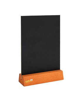 5 LAVAGNE DA BANCO TAVOLO FORMATO A5 BIFACCIALE SCRIVIBILE CON BASE IN LEGNO PER RISTORANTI BAR BIRRERIA PANINOTECA