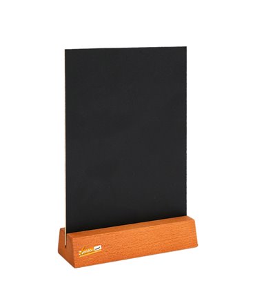 5 LAVAGNE DA BANCO TAVOLO FORMATO A5 BIFACCIALE SCRIVIBILE CON BASE IN LEGNO PER RISTORANTI BAR BIRRERIA PANINOTECA