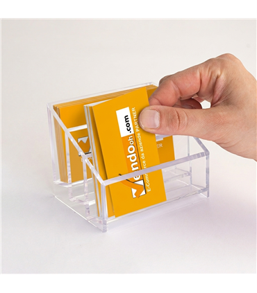 ESPOSITORE PORTA BIGLIETTI DA VISITA PORTABIGLIETTI DA TAVOLO UFFICIO PAB521