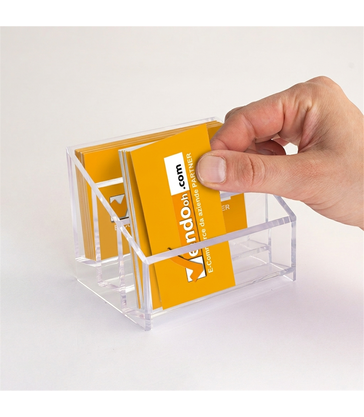 ESPOSITORE PORTA BIGLIETTI DA VISITA PORTABIGLIETTI DA TAVOLO UFFICIO PAB521