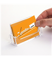 ESPOSITORE PORTA BIGLIETTI DA VISITA PORTABIGLIETTI VISIT CARD DA TAVOLO UFFICIO
