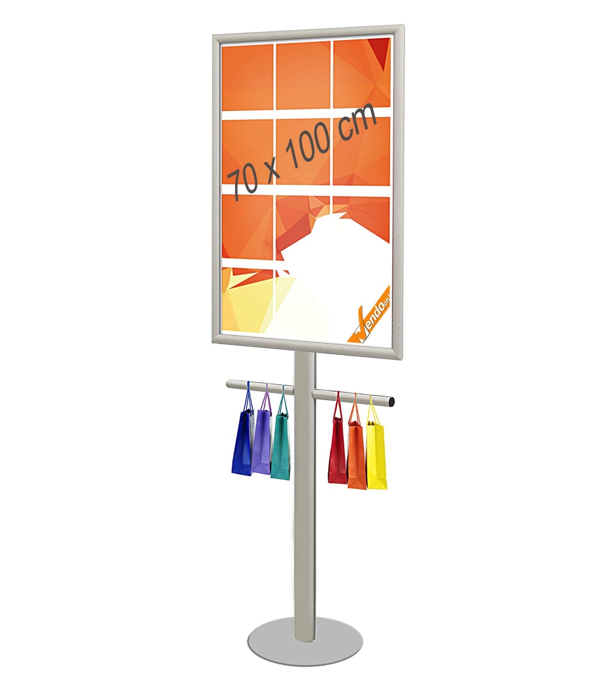 ESPOSITORE CAVALLETTO PUBBLICITARIO PIANTANA INSEGNA GRAFICA CORNICE ESPOSITIVA
