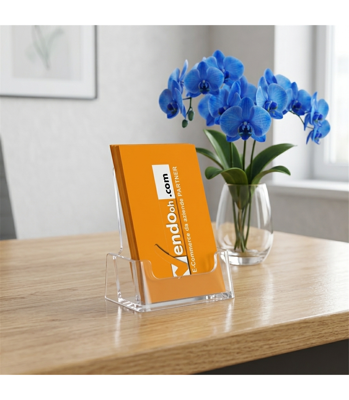 ESPOSITORE PORTA BIGLIETTI DA VISITA PORTABIGLIETTI DA TAVOLO UFFICIO PAB503