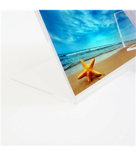 ESPOSITORE A4 PORTA AVVISI PORTA FOTO  E TASCA PORTA BIGLIETTI DA VISITA PAB403