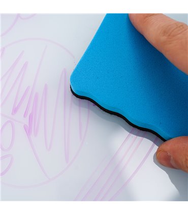 CANCELLINO MAGNETICO PER LAVAGNE SCRIVIBILI E BACHECHE CANCELLINO PER UFFICIO