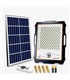 Faro LED Solare da Esterno IP66 con Pannello Fotovoltaico e Sensore Crepuscolare