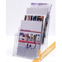 PORTA DEPLIANT DEPLIAN DA BANCO UFFICIO SCRIVANIA FORMATO A4 4 TASCHE PDB400