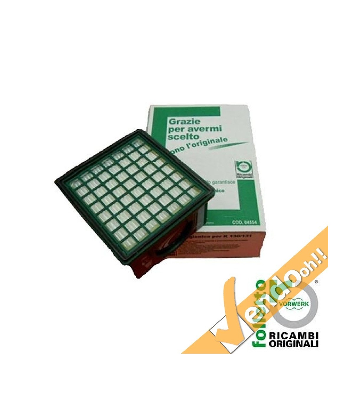 MICRO FILTRO IGENICO ORIGINALE ASPIRAPOLVERE VORWERK FOLLETTO VK 130 VK 131