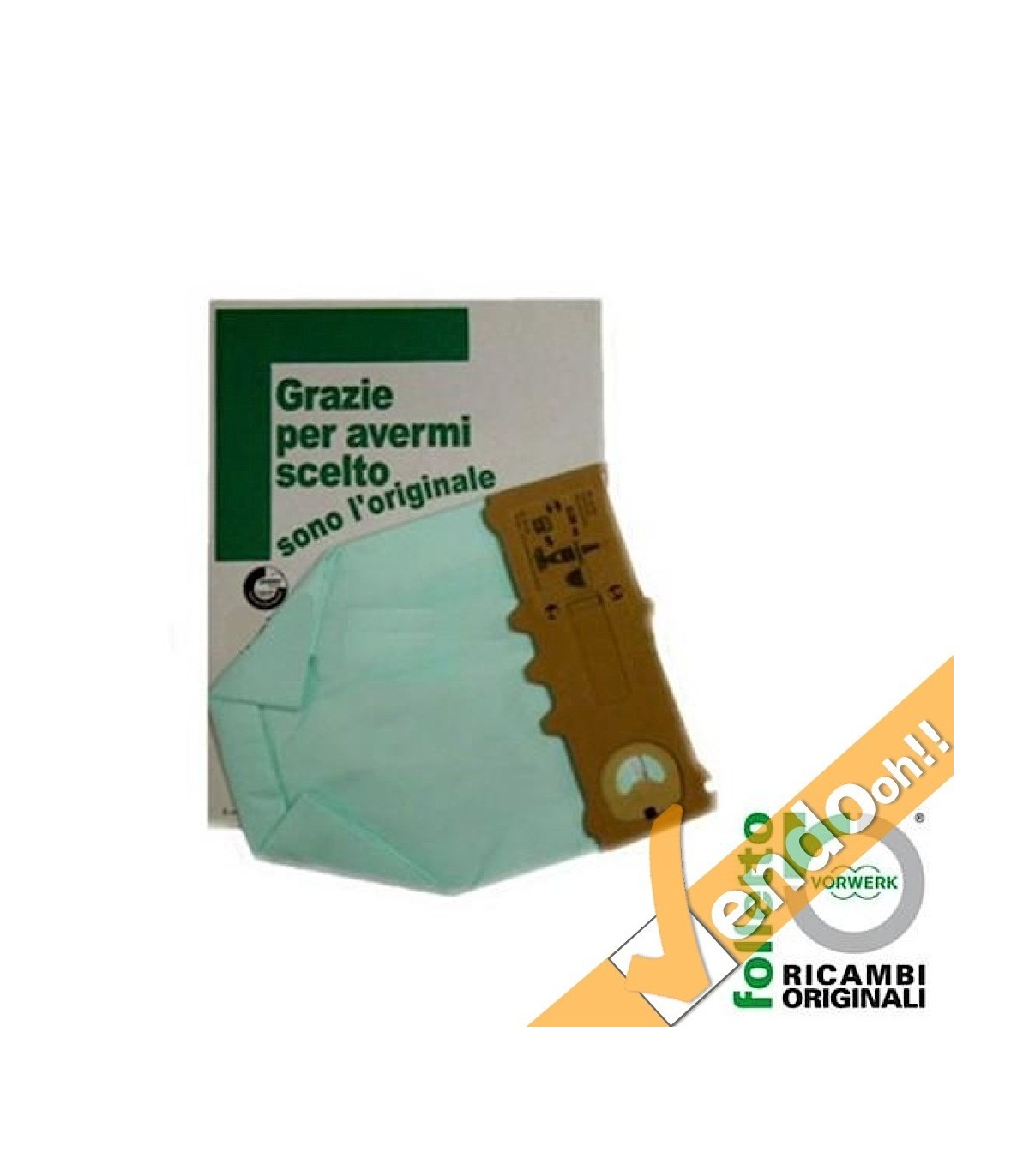 RICAMBIO SUPER FILTRELLI ORIGINALE ASPIRAPOLVERE VORWERK FOLLETTO VK 130 VK 131