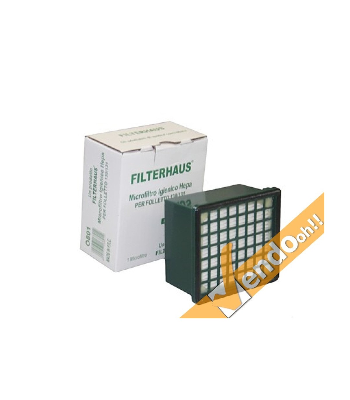 MICRO FILTRO IGENICO HEPA PER ASPIRAPOLVERE VORWERK FOLLETTO VK 130 VK 131