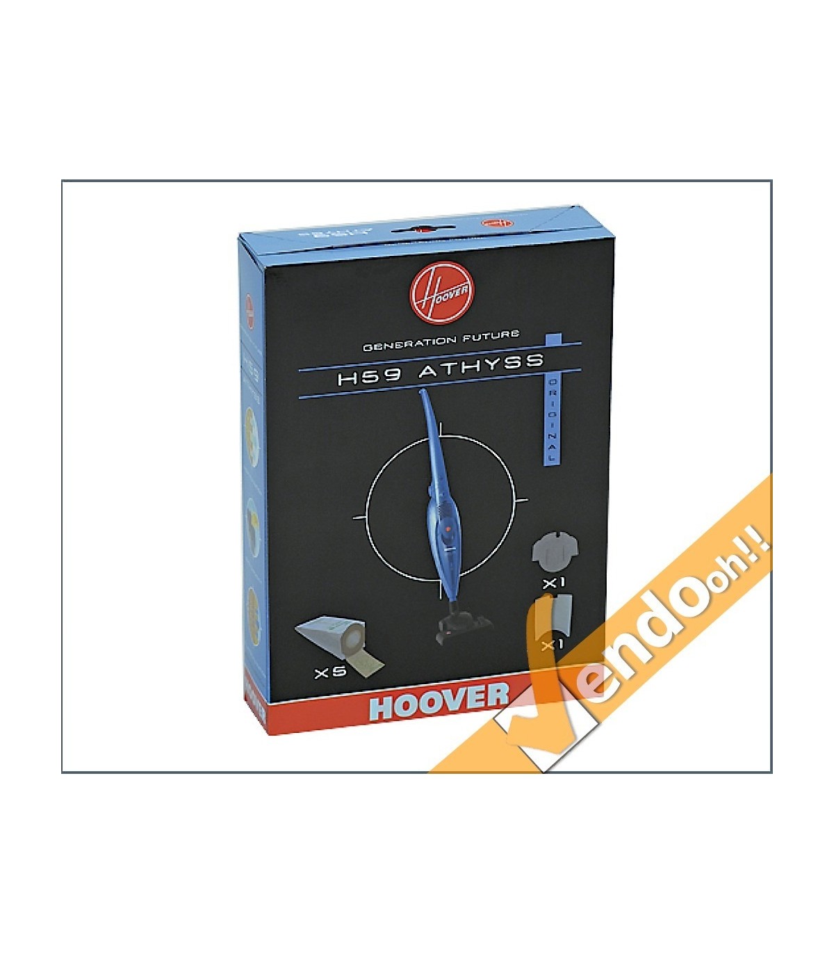5 SACCHI SACCHETTI FILTRO ASPIRAPOLVERE HOOVER ATHYSS ATHISS CON SACCO H59
