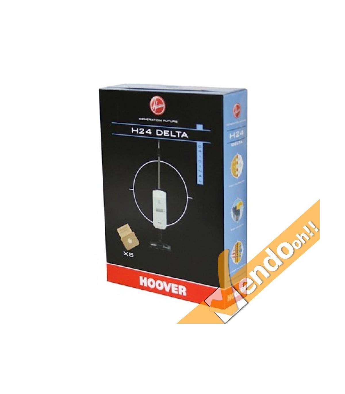 4 SACCHI SACCHETTI SACCO FILTRO ASPIRAPOLVERE HOOVER COMPATIBILE DELTA H18