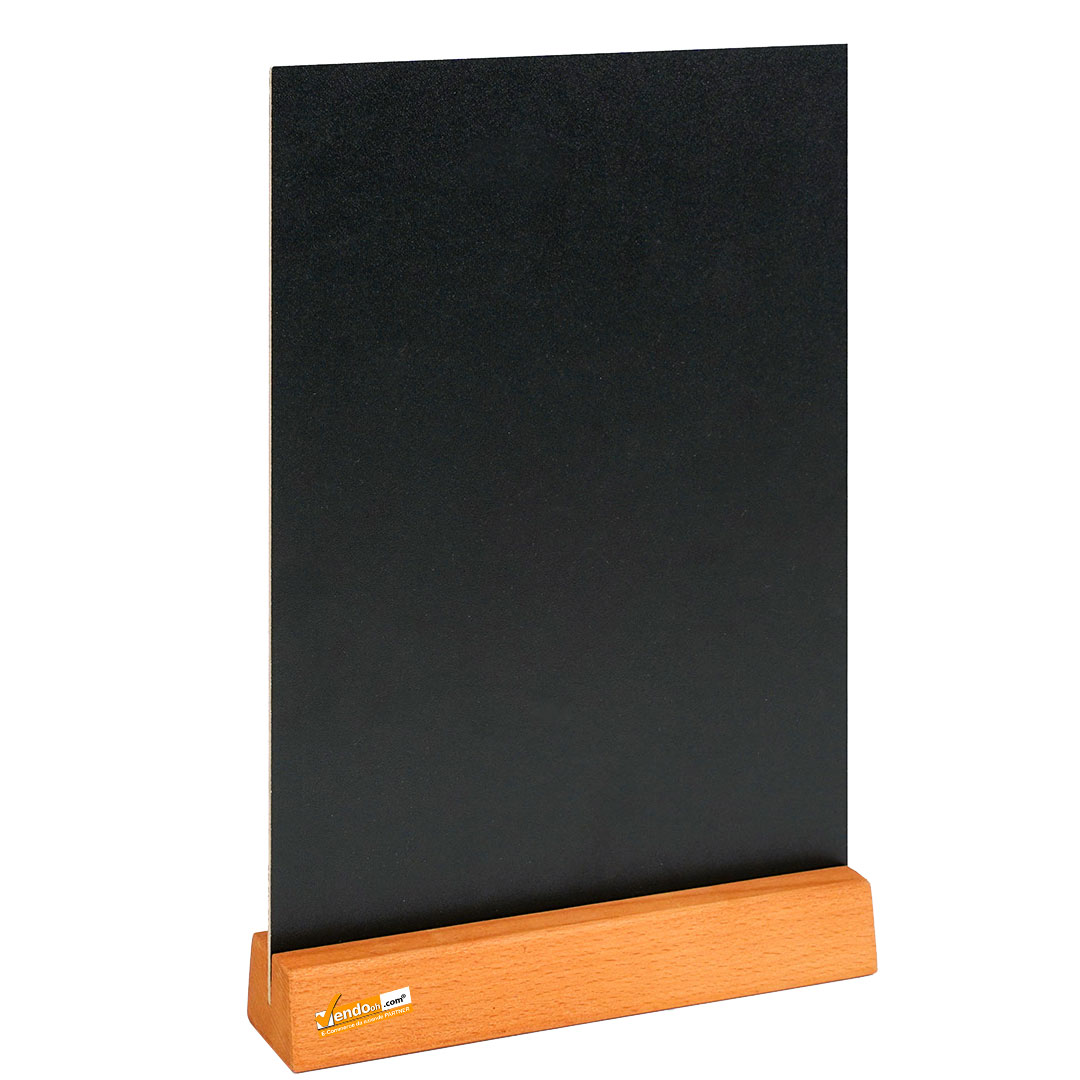 Lavagna da banco WDB-LA4 base legno faggio vista frontale