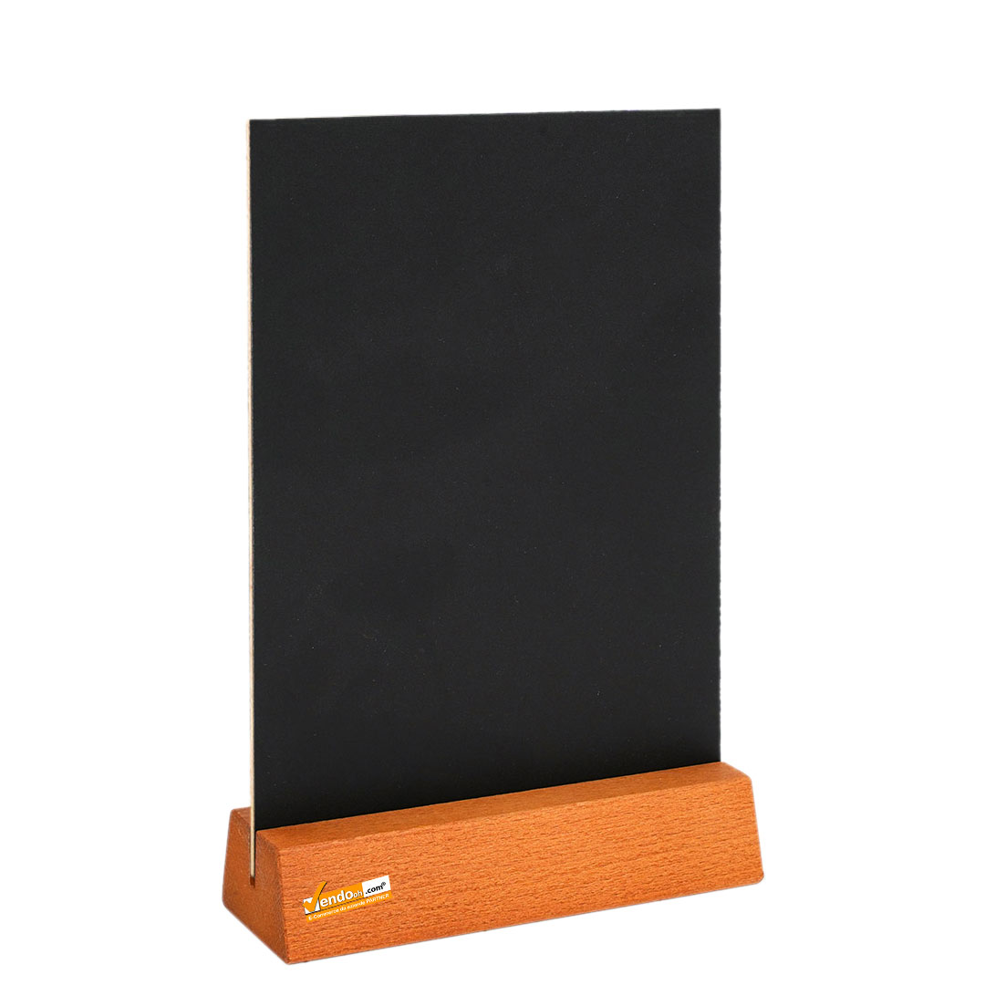 Lavagna da banco WDB-LA5 base legno faggio vista frontale