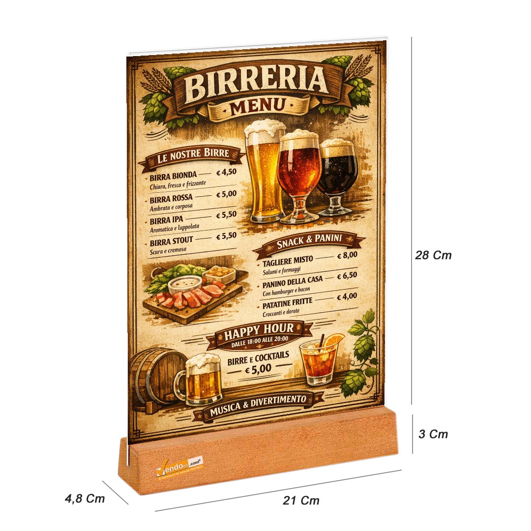 Dimensioni e specifiche tecniche porta avvisi WDB-PA4