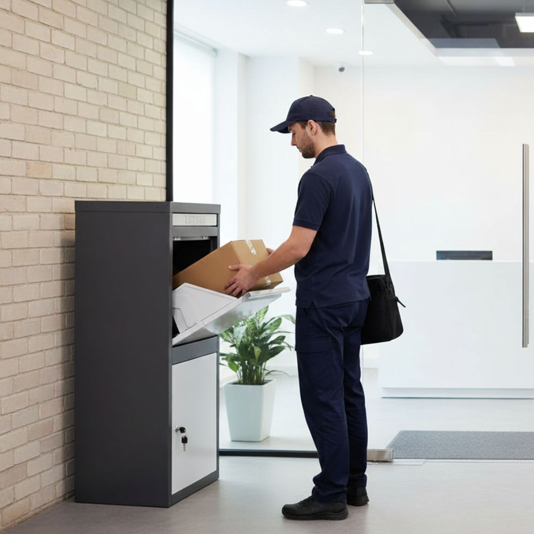 Cassetta per pacchi installazione professionale